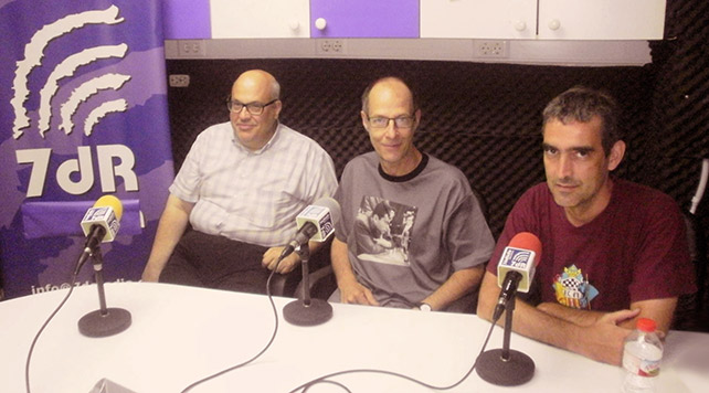 Amb Miquel Fernández Díaz i Enric García